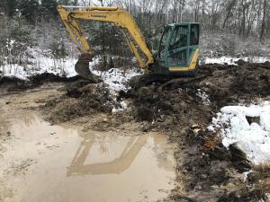 Anlage von Gewässern im Villewald bei Alfter