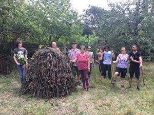 Arbeitseinsatz auf der Streuobstwiese in Alfter-Oedekoven